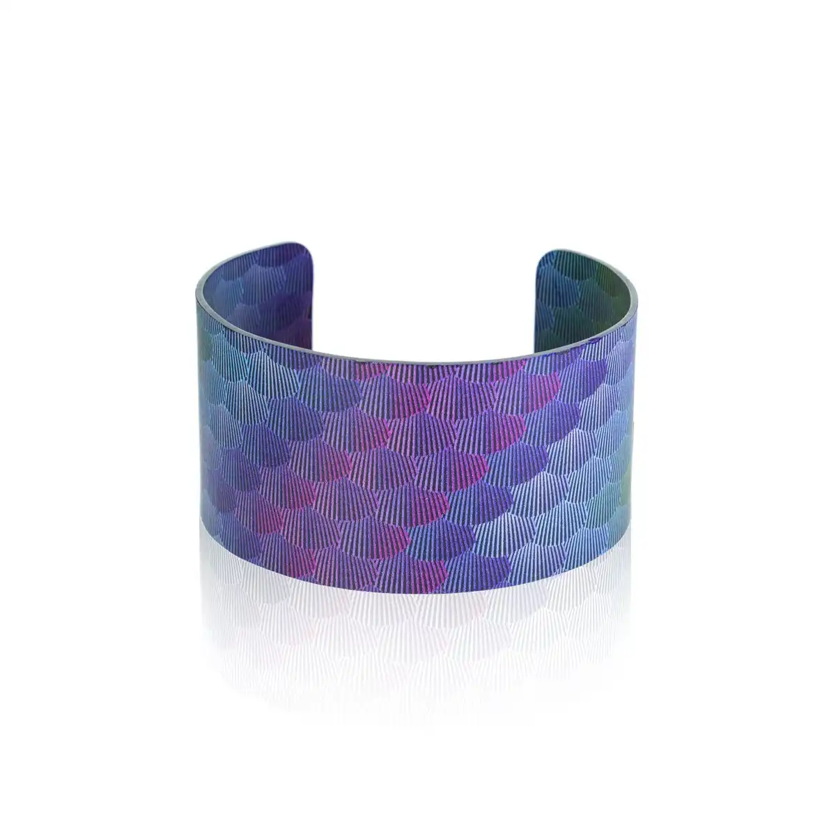 BRAZALETE PLUMAS COLIBRI - MORADO